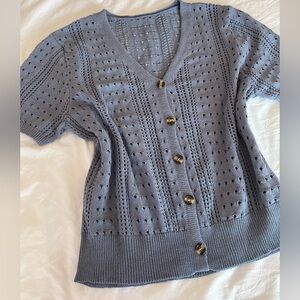 NWOT Gray Knit Sweater